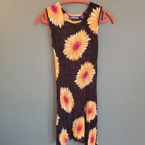 Vintage 90s sunflower dress